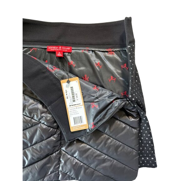 NWT Krimson Klover Carving Skirt W’s Small Black Insulated Ski Apres Nordic $149 - Picture 12 of 13